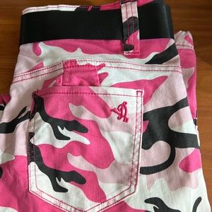 Pink camo pants